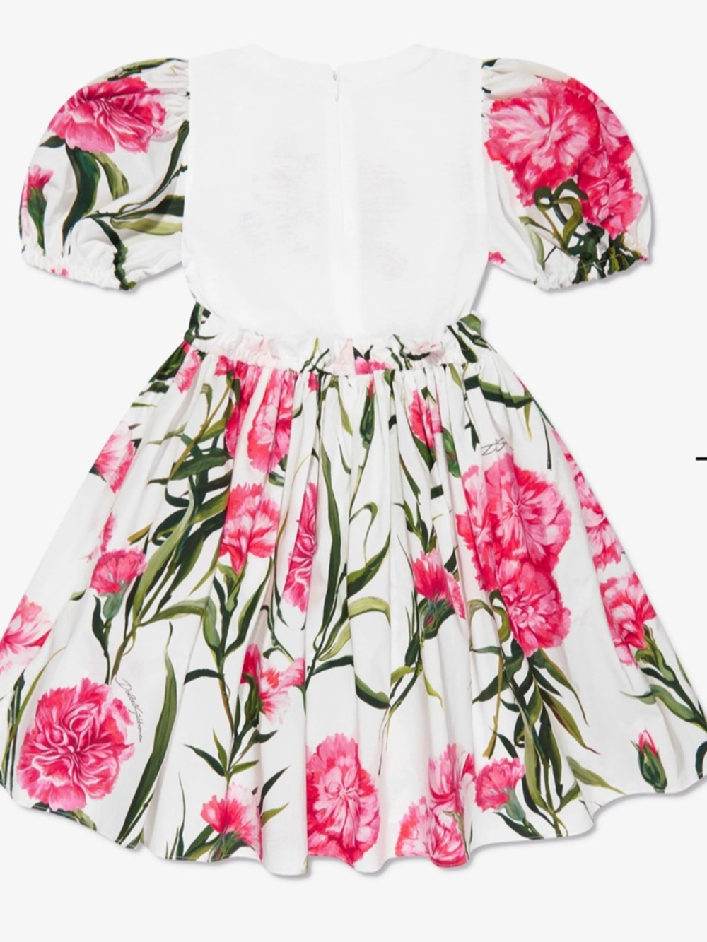 Dolce & Gabanna Kids Carnation Print Dress - Picture 3 of 16